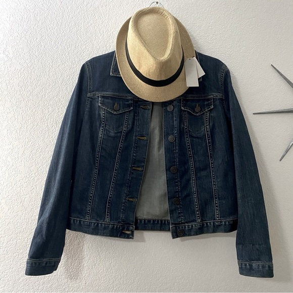 Lands' End Jackets & Blazers - Land's End Blue Jean Jacket Women’s Sz Small, Beach Boho, BBQ, Picnic, Vacation